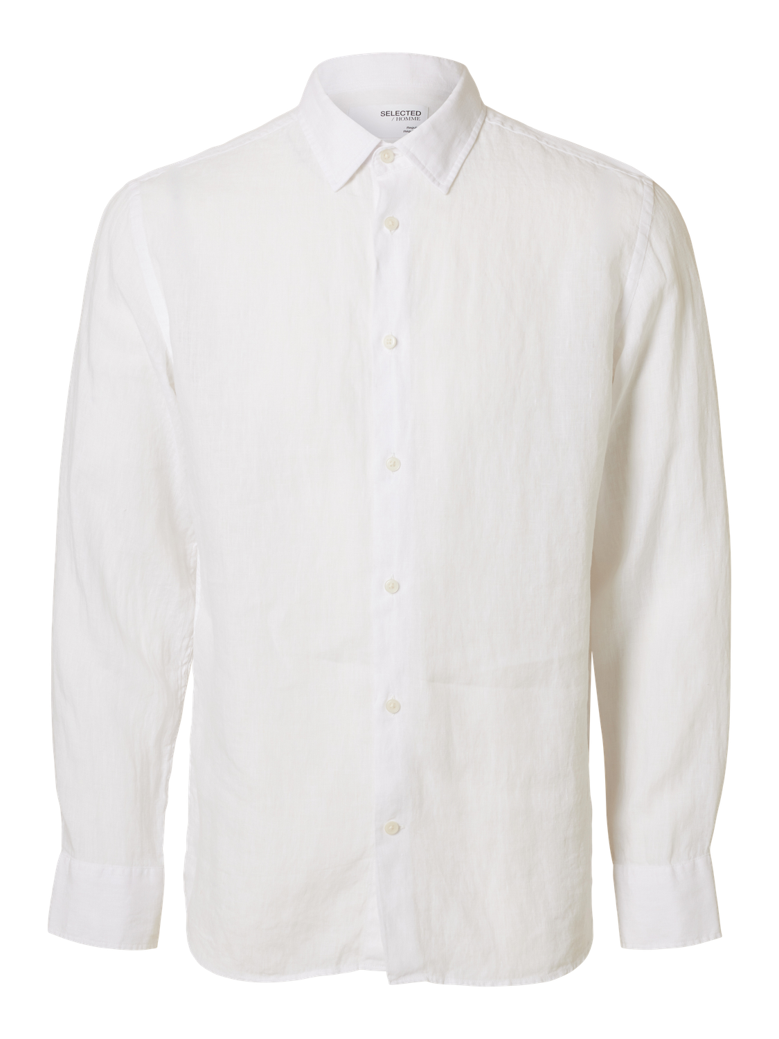 Regular Kylian Linskjorte - Hvit/ White